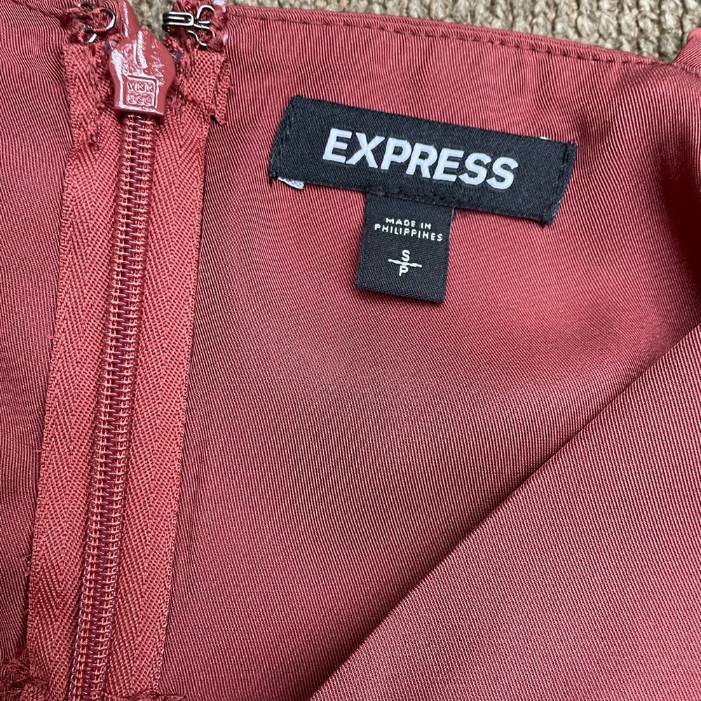 Express rust midi Dress - Picture 3 of 4